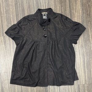 LaRok Black Cape Jacket